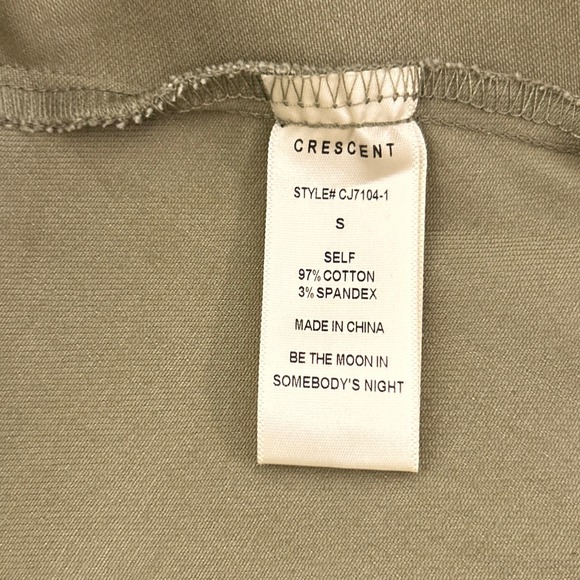 Crescent Size S Jacket Green Utility Field Chore Cotton Blend Balloon Barrel - Picture 4 of 11